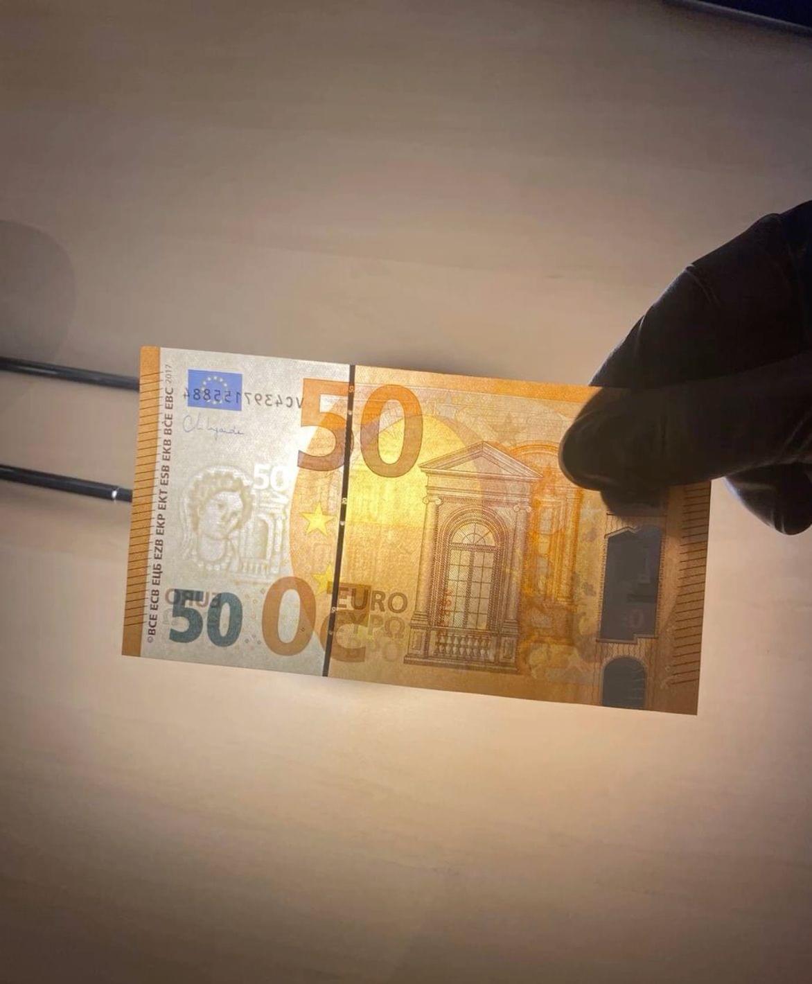 Banconote false da 50 euro
